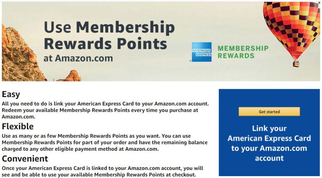 Linking American Express Membership Rewards to Amazon