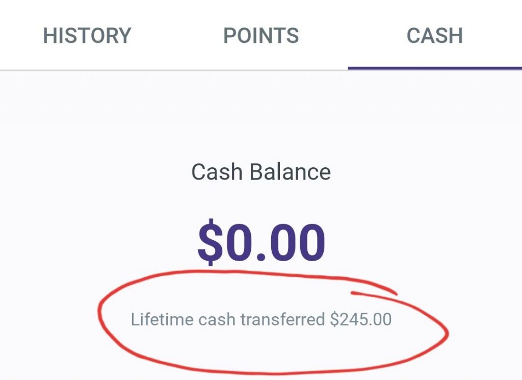 Freebird app lifetime cash back