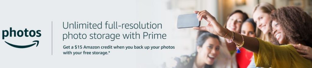 Amazon Photos promotion banner
