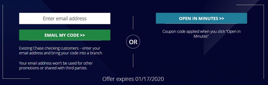 Two ways to get the Chase Sapphire Banking bonus offer