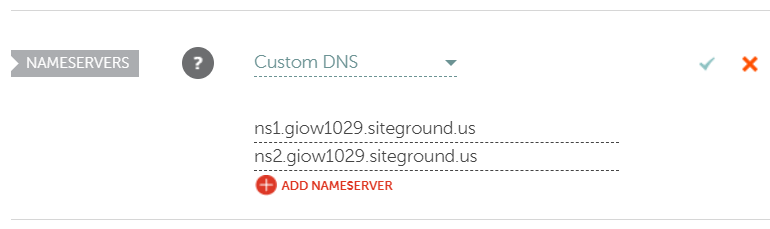 Changing name servers on Namecheap