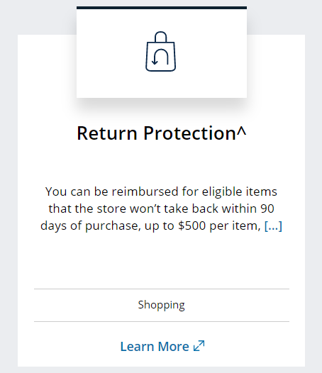 Chase Sapphire Reserve benefit of Return Protection