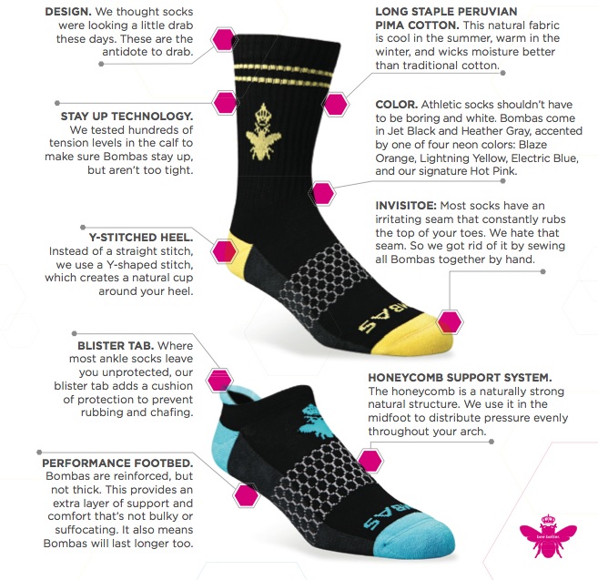 Bombas socks 7 improvements