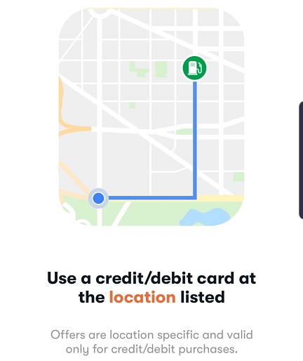 Use a credit or debit card at a participating gas station location
