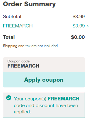 Walgreens free 8X10 photo print order summary