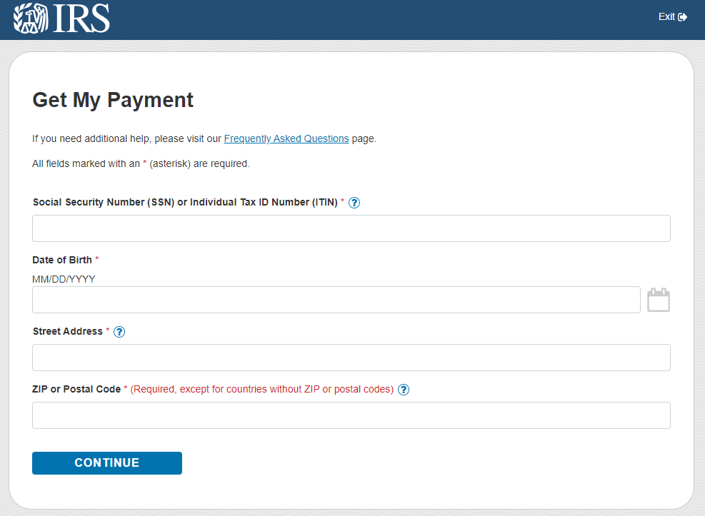 Coronavirus relief checks - check your status