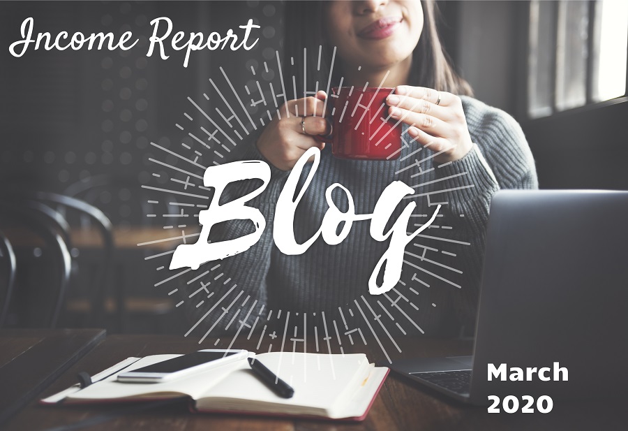 March 2020 blog income report featured image