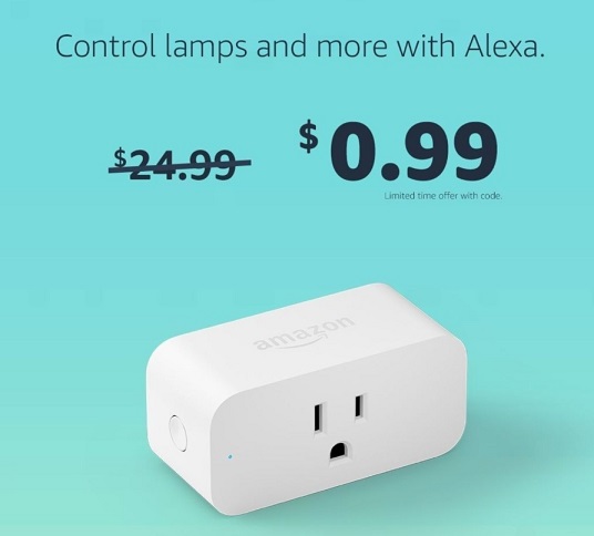 Amazon smart plug for $0.99