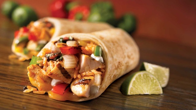 Chipotle class action settlement - picture of chicken burrito roll