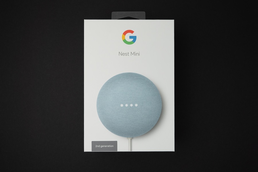 Google Next Mini retail box