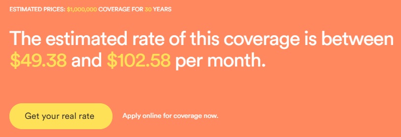 Haven Life quote example result