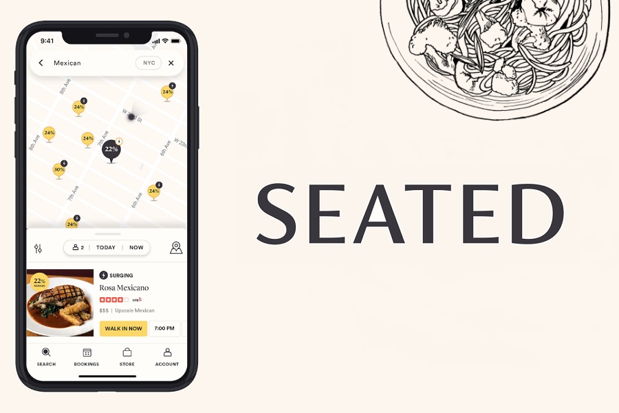 Seated App phone app and logo