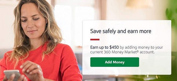 Capital One 360 existing customer bonus up to $450
