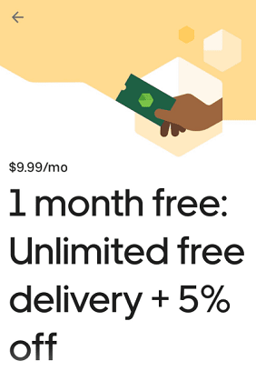 Free month of Eats Pass