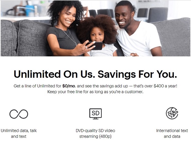Sprint Unlimited Line On Us Plan