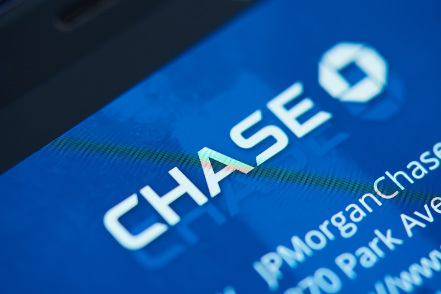 Chase logo on Chase Bank web site