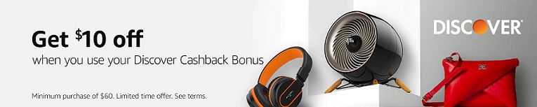 Discover $10 off $60 at Amazon
