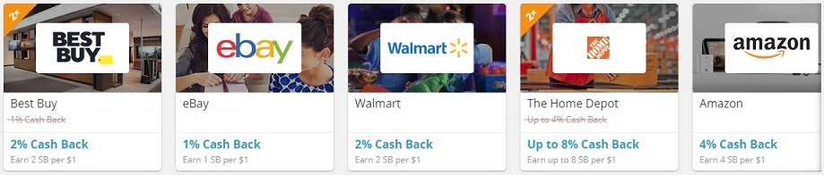 Swagbucks cash back shopping