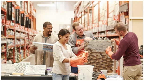 Home Depot workshop conducted in-store