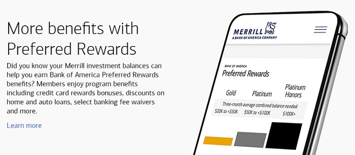 Bank of America Preferred Rewards more benefits splash image