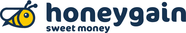 Honeygain logo and slogan