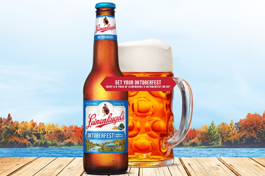 Leinenkugel Beer Ocktoberfest promotion hero image