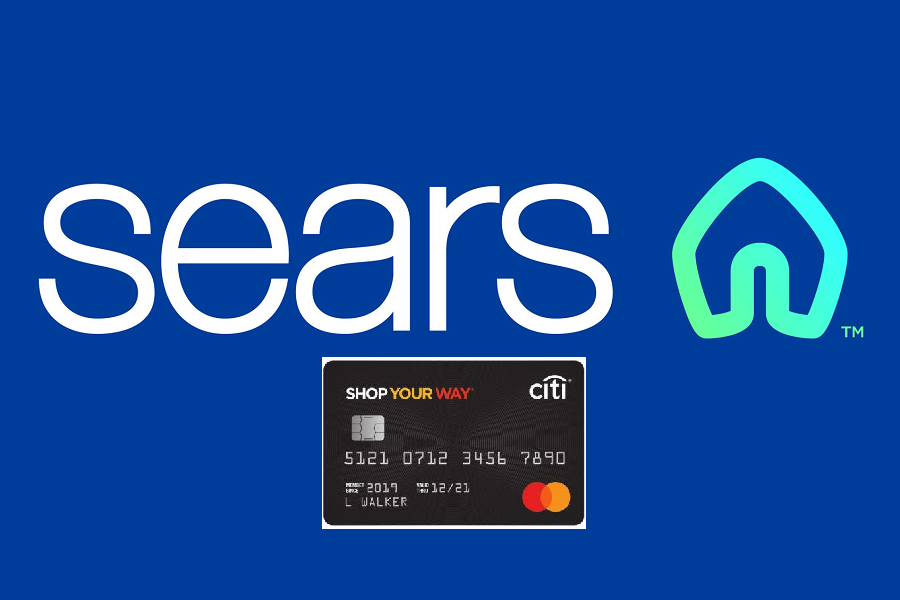 Sears logo with Citi Shop Your Way credit card