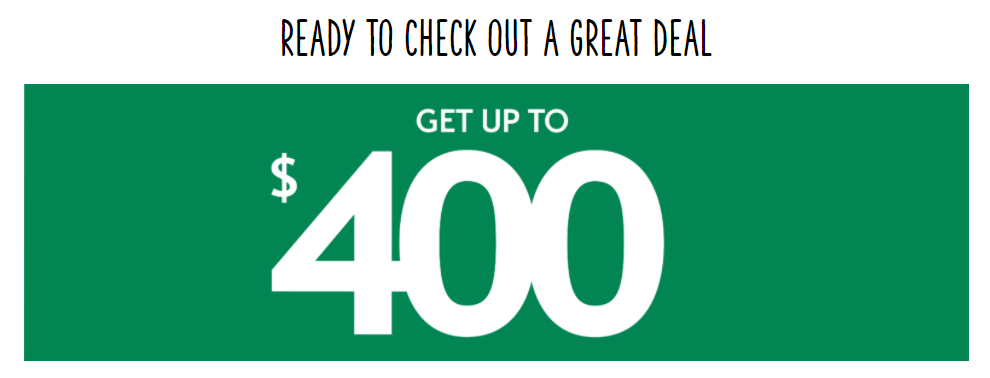 Citizens Bank $400 checking bonus splash image