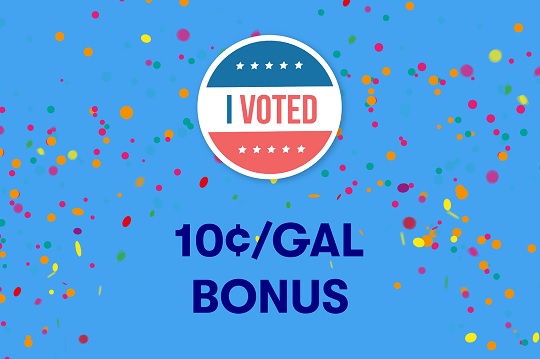 GetUpside vote promotion for 2020 elections