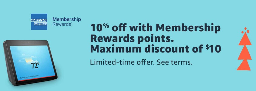 Amazon: 10% off with Membership Rewards points