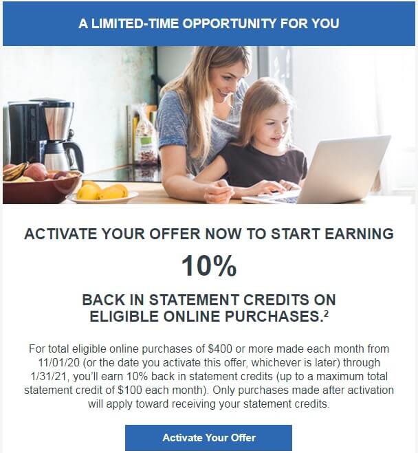 Sears Shop Your Way 10% back online purchases