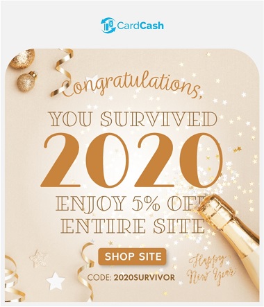 CardCash promo code 2020SURVIVOR