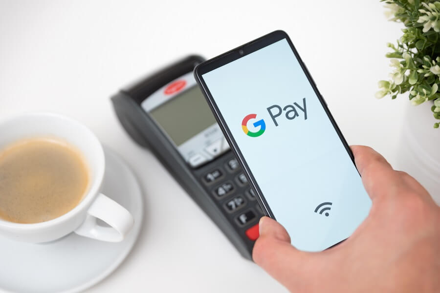 Google Pay on phone hero image