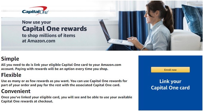 Link Capital One Rewards to Amazon