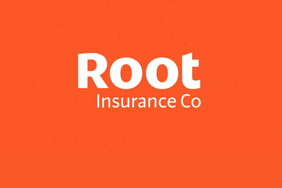 Root Insurance logo on orange background