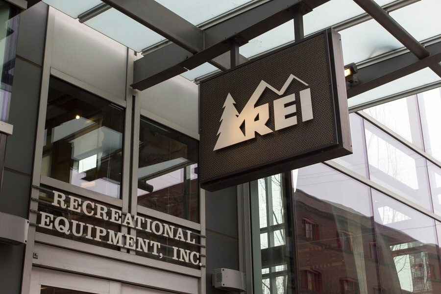 REI Recreational Equipment Inc store front