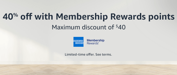 Amazon: American Express 40% promo