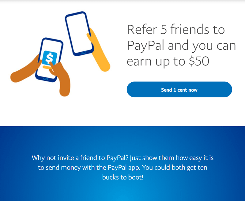 PayPal Referral $10 offer