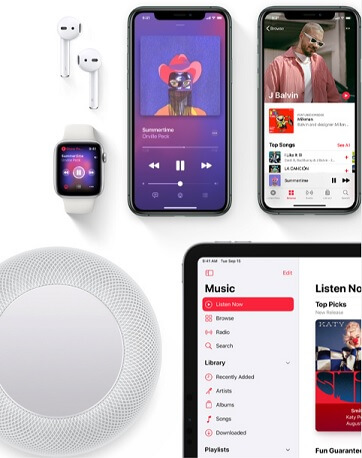 Apple Music on different devices