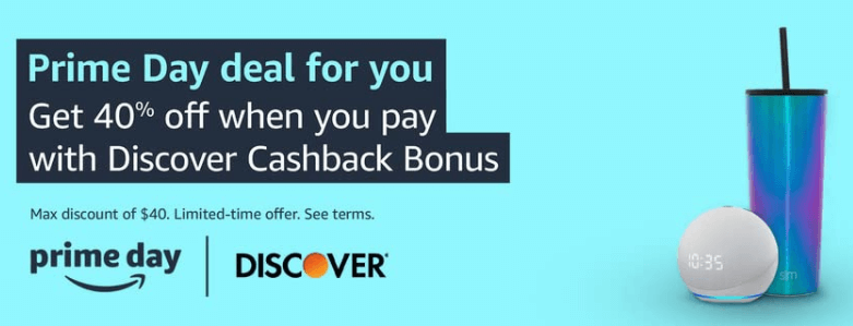 Amazon Discover 40% off promo