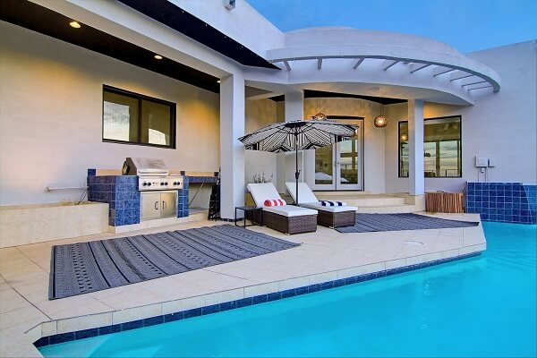 AirBnB rental in Phoenix - pool view