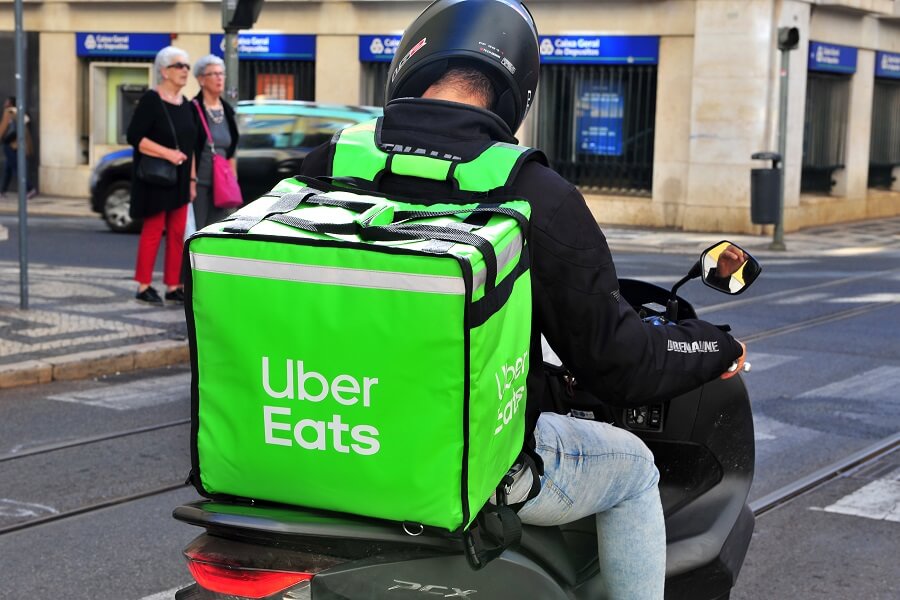 Uber Eats delivery hero image