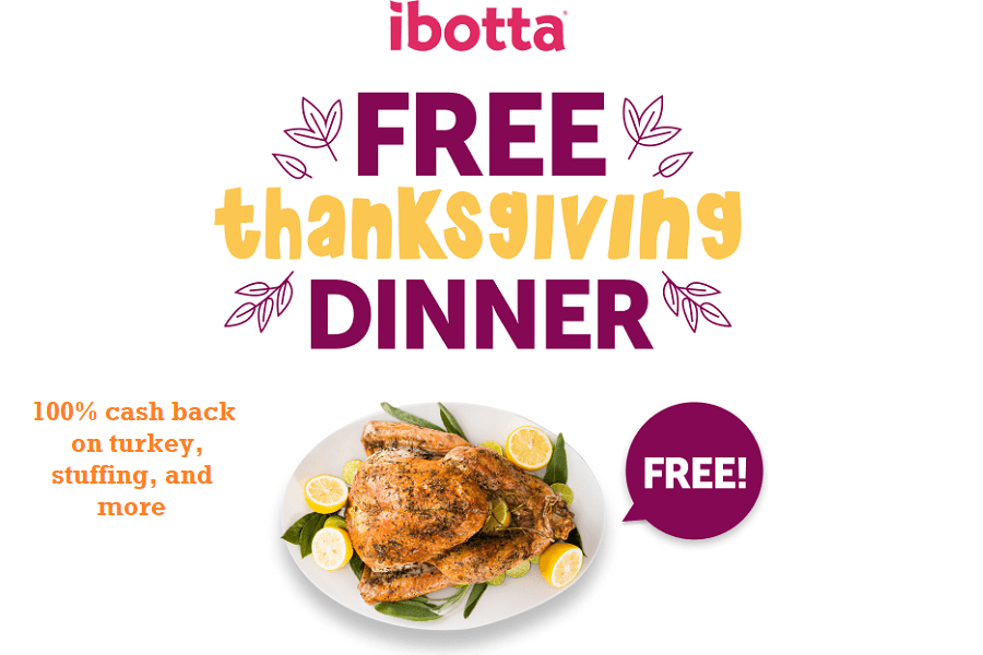 Ibotta Free Thanksgiving Dinner hero image