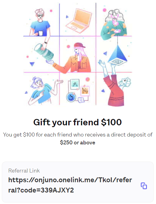 Juno Promotions: Referral Code