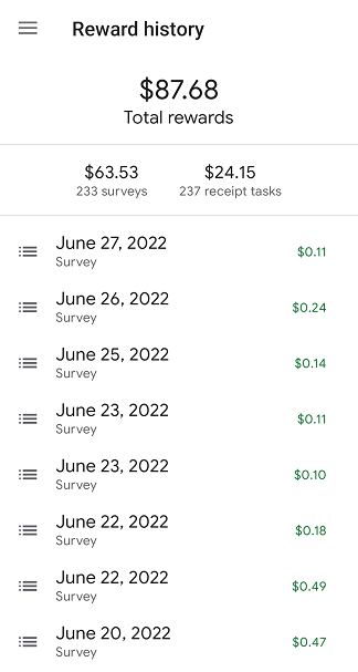 Apps Like Fetch Rewards: Google Opinion Rewards
