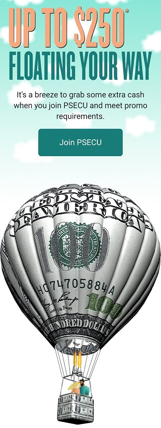 PSECU $250 Checking Bonus