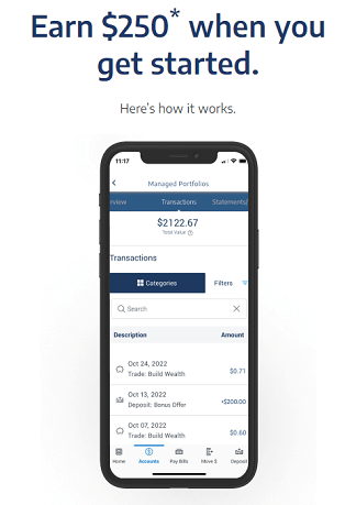 Axos Invest $250 bonus offer