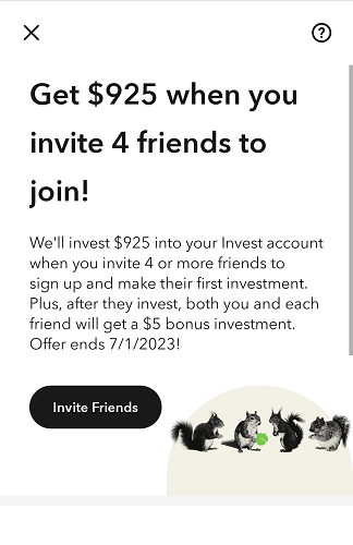 Acorns Referral Bonus ($925)