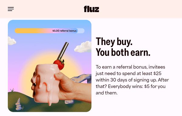 Fluz referral bonus