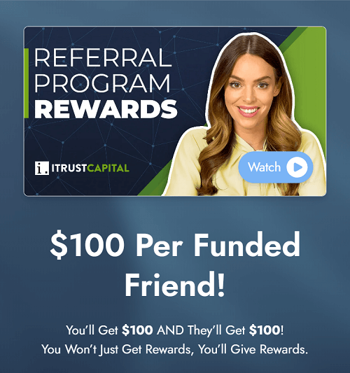 iTrustCapital $100 Referral Bonus